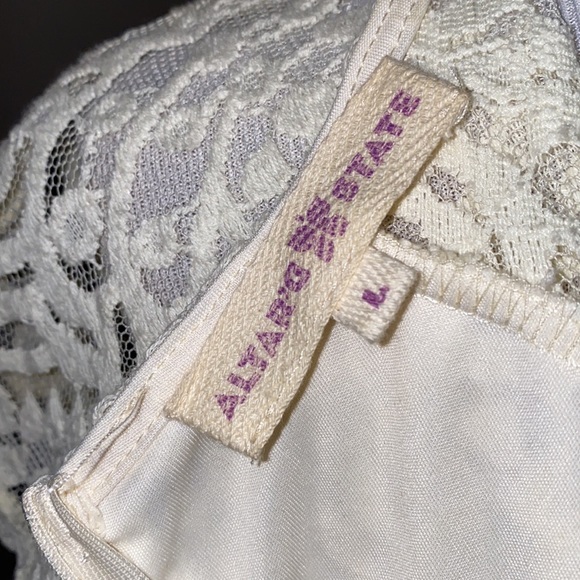 Altard State Cream Lace Midi Dress - Picture 7 of 8